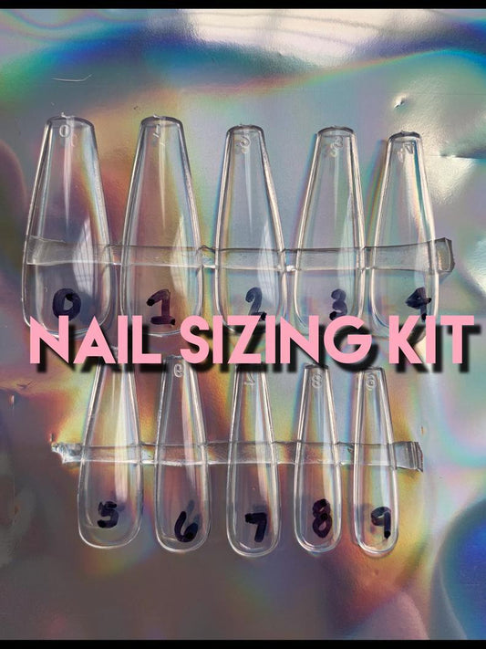 **NAIL SIZING KIT**  (FREE SHIPPING)